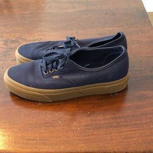 Vans Navy lace-up shoes.